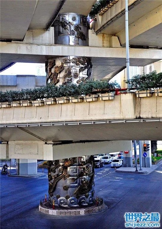 上海诡异龙形高架桥墩,真实存在的建造工程事件