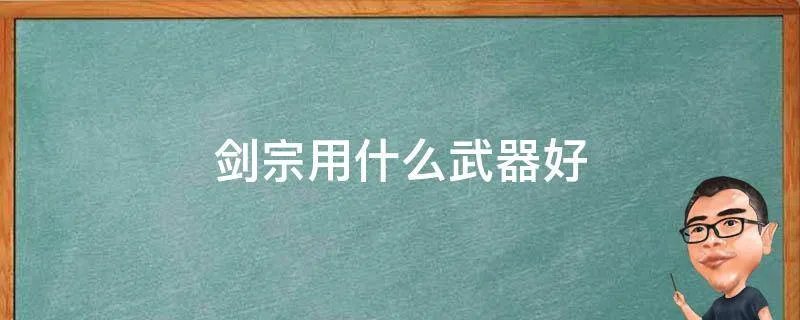 剑宗用什么武器好