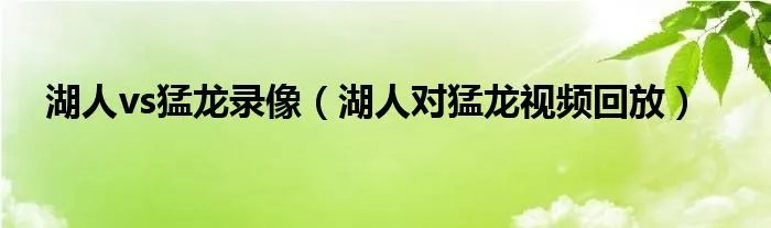 湖人vs猛龙录像(湖人对猛龙视频回放)