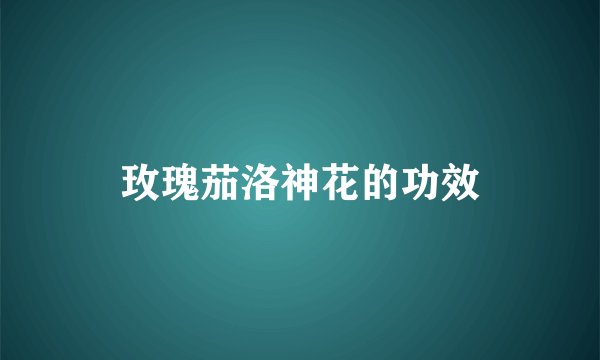 玫瑰茄洛神花的功效