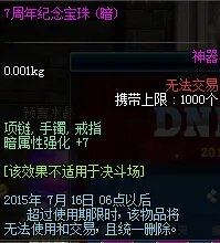 DNF7周年 7周年活动介绍以及奖励相关展示