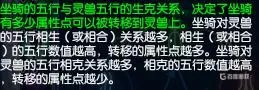 倩女幽魂怎么计算最佳坐骑五行