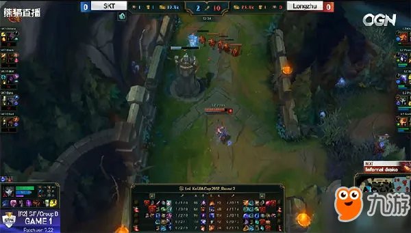 赛事回顾:KeSPA杯2017LZvsSKT视频录像回看