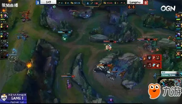 赛事回顾:KeSPA杯2017LZvsSKT视频录像回看