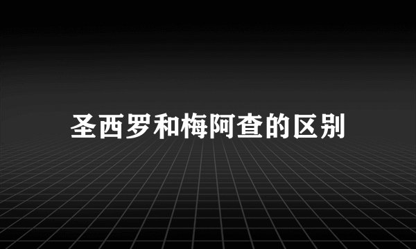 圣西罗和梅阿查的区别