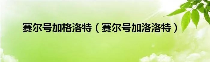 赛尔号加格洛特（赛尔号加洛洛特）