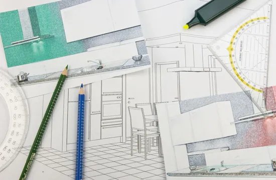 男子手绘踩点地图,这手艺用在装修设计上多好