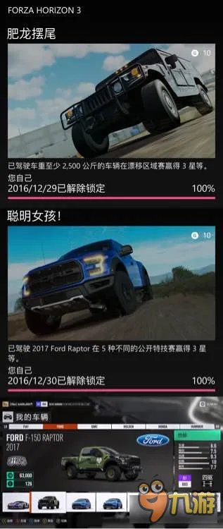 《极限竞速:地平线3》所有成就达成攻略