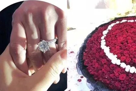姚笛被成功求婚 与男友合体秀甜蜜