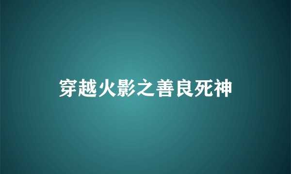 穿越火影之善良死神