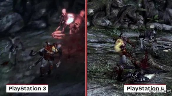 差别好巨大啊!《战神3重制版》PS3/PS4画面对比