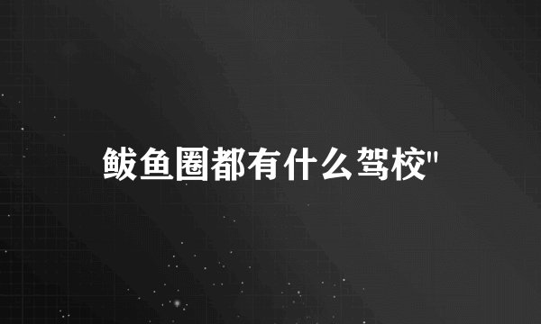鲅鱼圈都有什么驾校