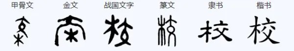 学校的校笔顺怎么写