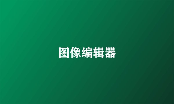 图像编辑器