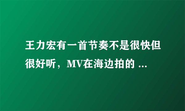 王力宏有一首节奏不是很快但很好听,MV在海边拍的 叫什么名字啊