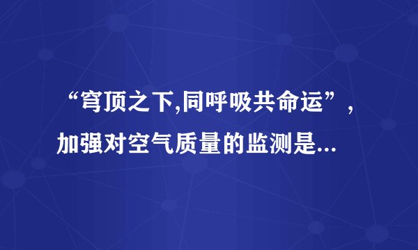 “穹顶之下,同呼吸共命运”,加强对空气质量的监测是保护环境的一项重要措施,下表是某市某日下班高峰期某检测站空气质量数据.请你据表回答下列问题.空气质量分指数与空气质量浓度(单位mg/m3)项目CONO2O3SO2浓度值浓度限值污染等级优优优优良(1)从表中可以看出对空气质量影响最大的项目是;(2)你认为造成这种情况的原因是(答一点即可);(3)可采取的有效防治措施是(答一点即可).