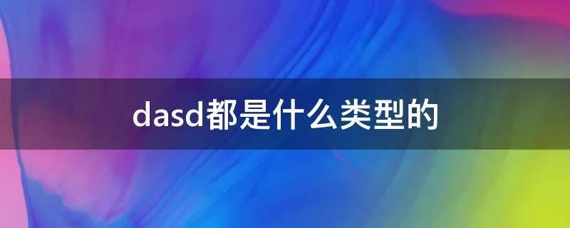 dasd都是什么类型的
