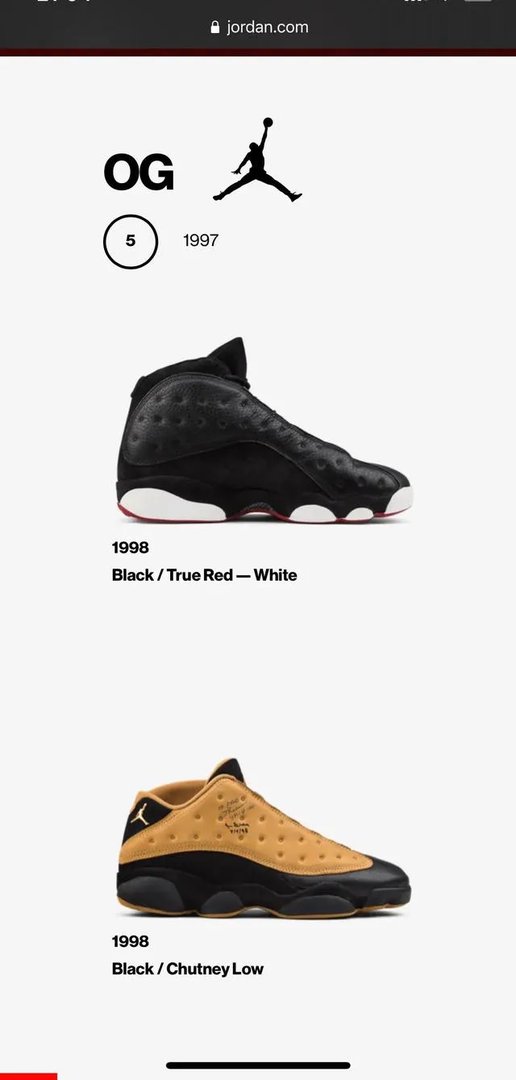 aj13元年配色有哪些？