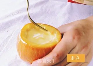 甜橙牛奶蛋羹