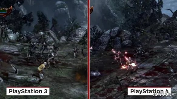 差别好巨大啊!《战神3重制版》PS3/PS4画面对比