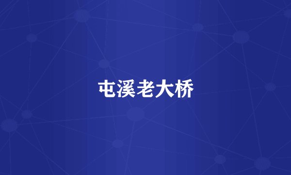 屯溪老大桥