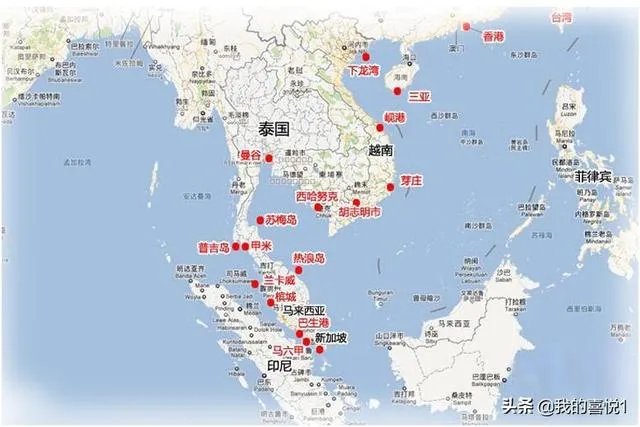 东南亚地形图（要清晰）？