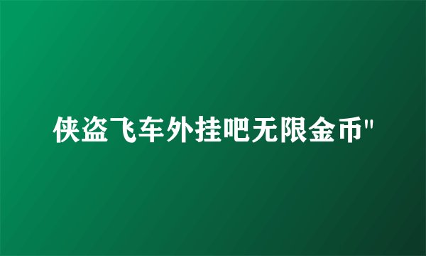侠盗飞车外挂吧无限金币