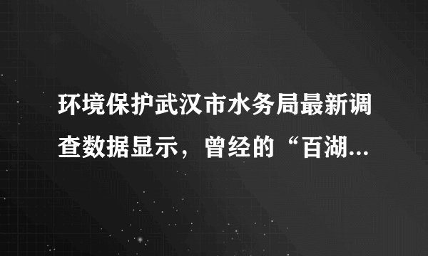 环境保护武汉市水务局最新调查数据显示，曾经的“百湖之市”武汉市城区50年来近百个湖泊消失，湖泊面积由1980年的719平方千米锐减至2015年的490.1平方千米，中心城区仅存的38个湖泊还面临着继续被侵蚀的危险。阅读“武汉市湖泊面积减少驱动力分析”图，结合相关知识，回答问题。（1）判断造成武汉市湖泊数量减少、湖泊面积减少的主要原因是什么？ （2）简述武汉市保护湖泊可以采取的措施。