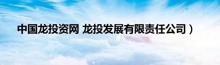 中国龙投资网 龙投发展有限责任公司）