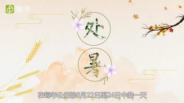 处暑是什么意思