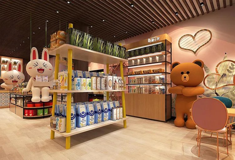 合肥零食店装修要点,网红零食店这样设计精致又实用,顾客源源不断