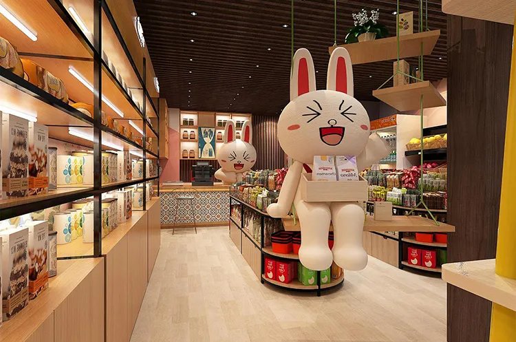 合肥零食店装修要点,网红零食店这样设计精致又实用,顾客源源不断