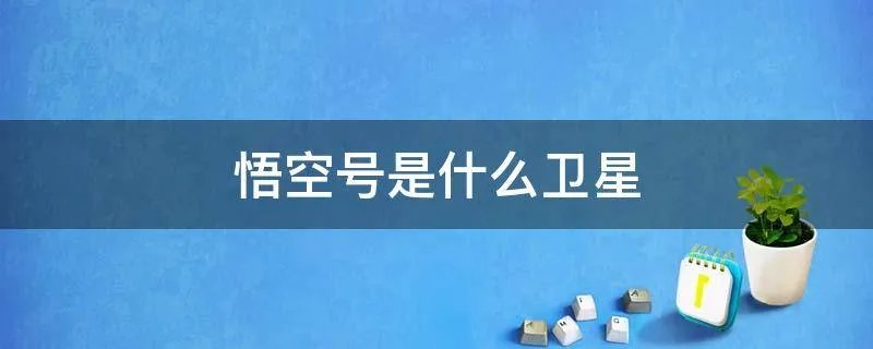 悟空号是什么卫星