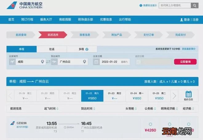 国内航班查询