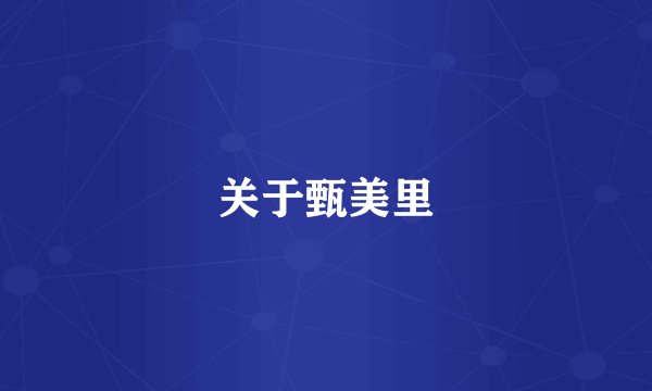 关于甄美里