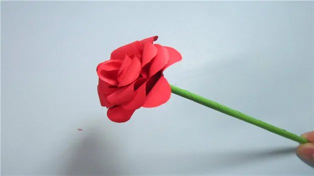 玫瑰花的折法