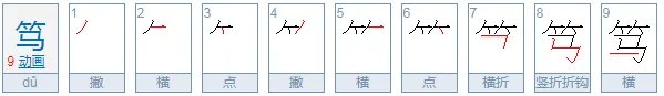 笃怎么读拼音？