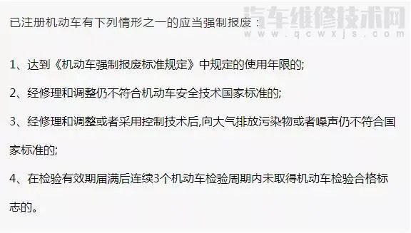 2021年私家车报废年限新规定:不再是15年后强制报废