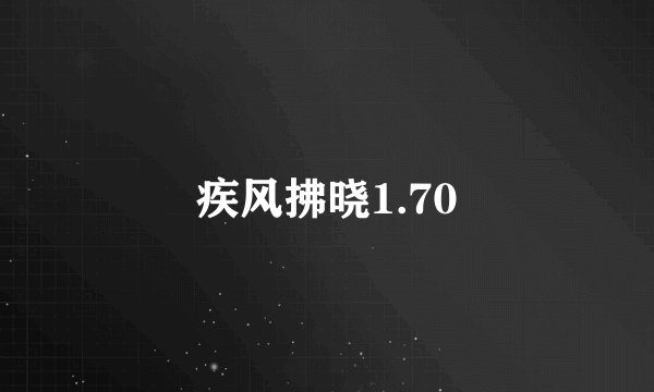疾风拂晓1.70