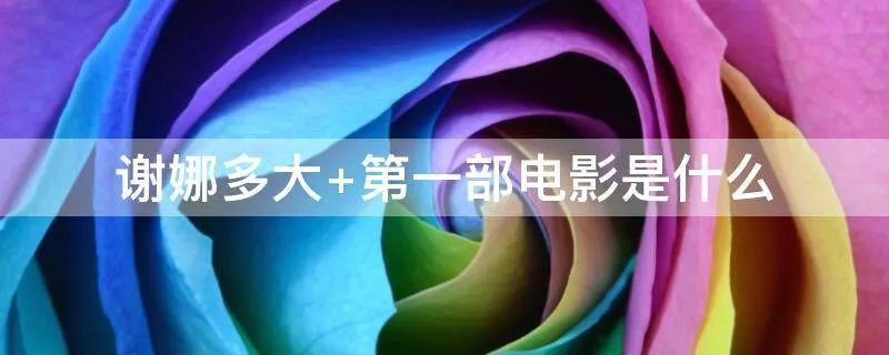 谢娜多大 第一部电影是什么