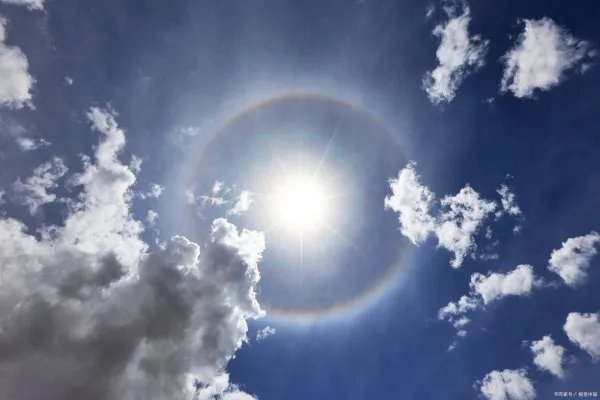 “套圈太阳”刷爆重庆人朋友圈,日晕现象是如何形成的?