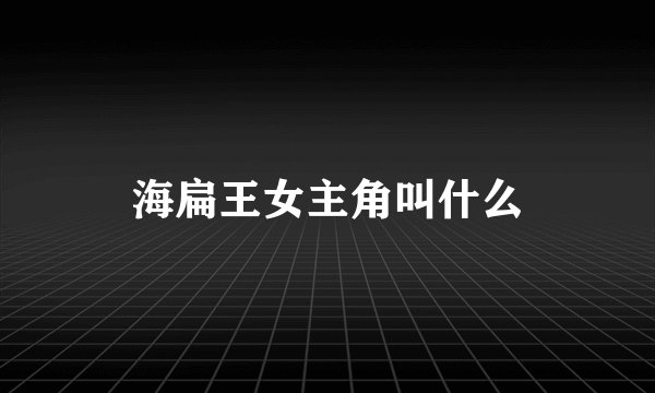 海扁王女主角叫什么