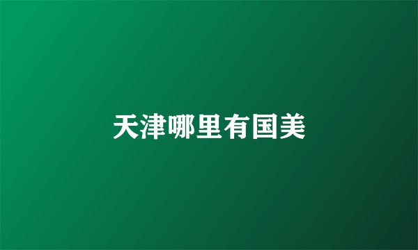 天津哪里有国美