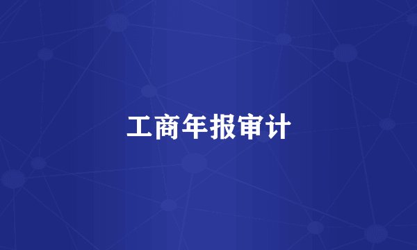 工商年报审计
