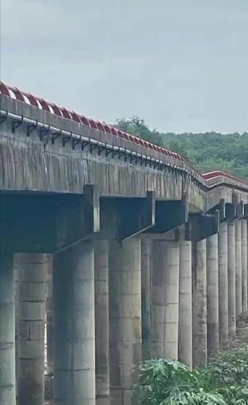 海南一高速大桥因突发塌陷封锁