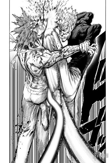《一拳超人》重制版漫画125话图透 残血饿狼爆发了!