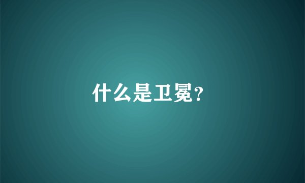 什么是卫冕？