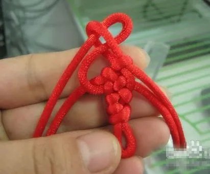 红绳手链编织,两根绳,求编法视频