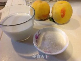 黄桃冰沙