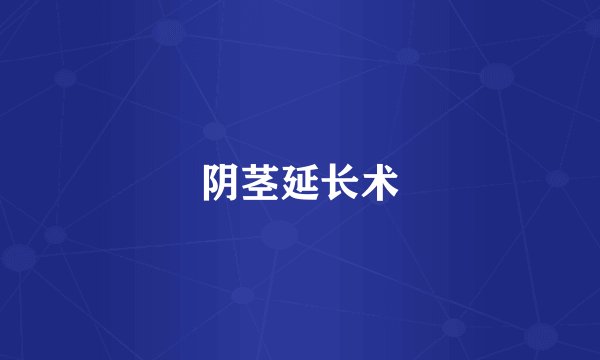 阴茎延长术